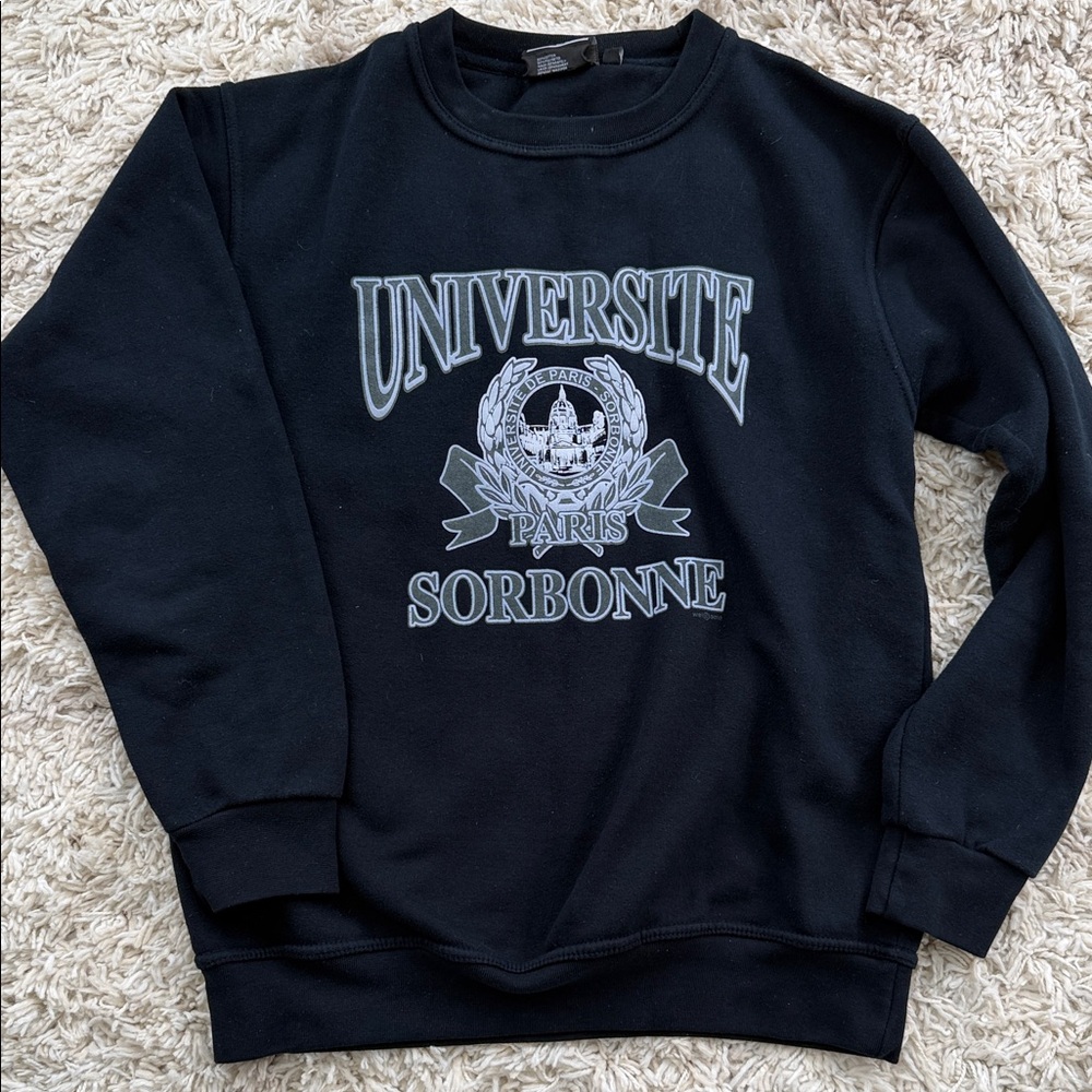 Universite Sorbonne Graphic Crewneck Sweatshirt
